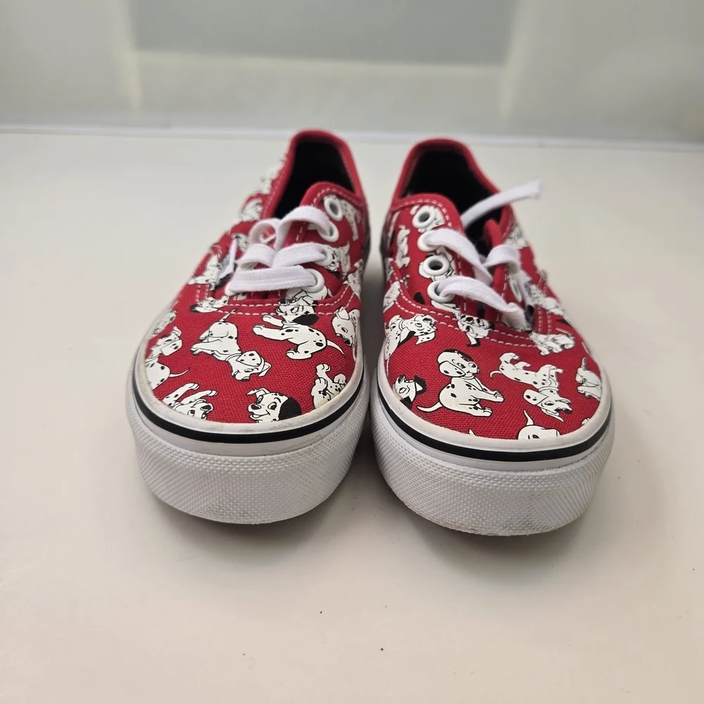 RARE Limited Edition VANS Disney 101 Dalmatians Sneakers Kids Size 12 - Picture 3 of 8